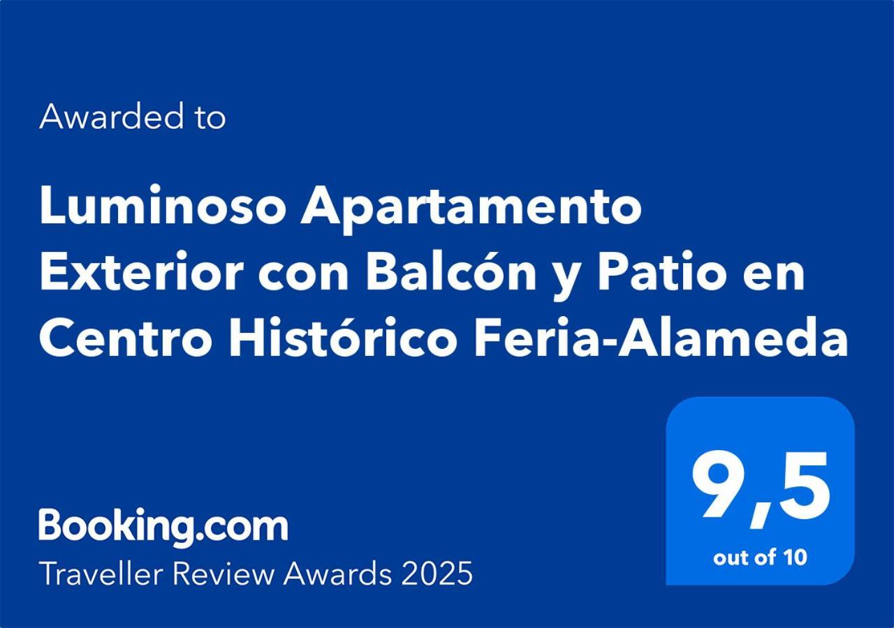 Luminoso Apartamento Exterior Con Balcon Y Patio En Centro Historico Feria-Alameda Sevilla Exterior foto